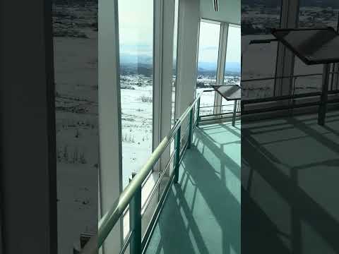 【立山町】高さ80mの絶景！富山地区広域圏クリーンセンターの展望台から見る雪の田園風景(入館無料) - YouTube動画サムネイル